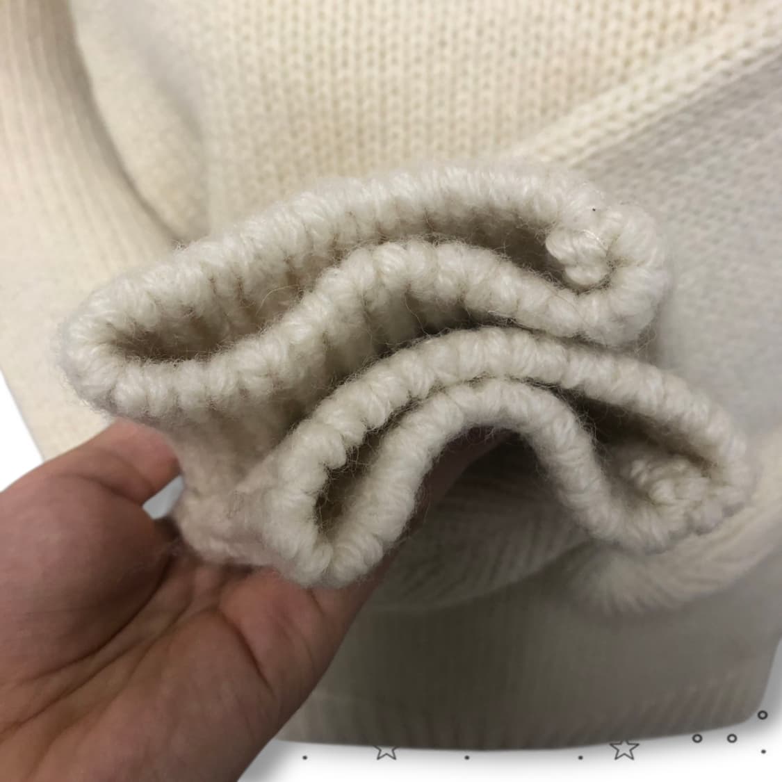 [F] NOTHING WRITTEN 낫띵리튼 울 니트 스웨터 14 상품이미지4