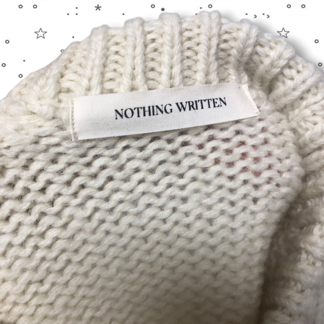 [F] NOTHING WRITTEN 낫띵리튼 울 니트 스웨터 14 상품이미지8