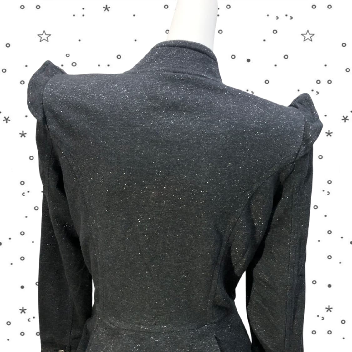 [L] 쥬시꾸뛰르 Y2K 글리터 밀리터리 자켓 17 상품이미지6