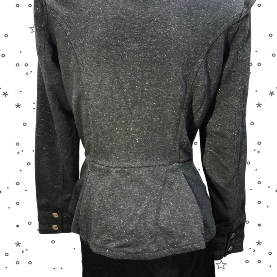 [L] 쥬시꾸뛰르 Y2K 글리터 밀리터리 자켓 17 상품이미지7