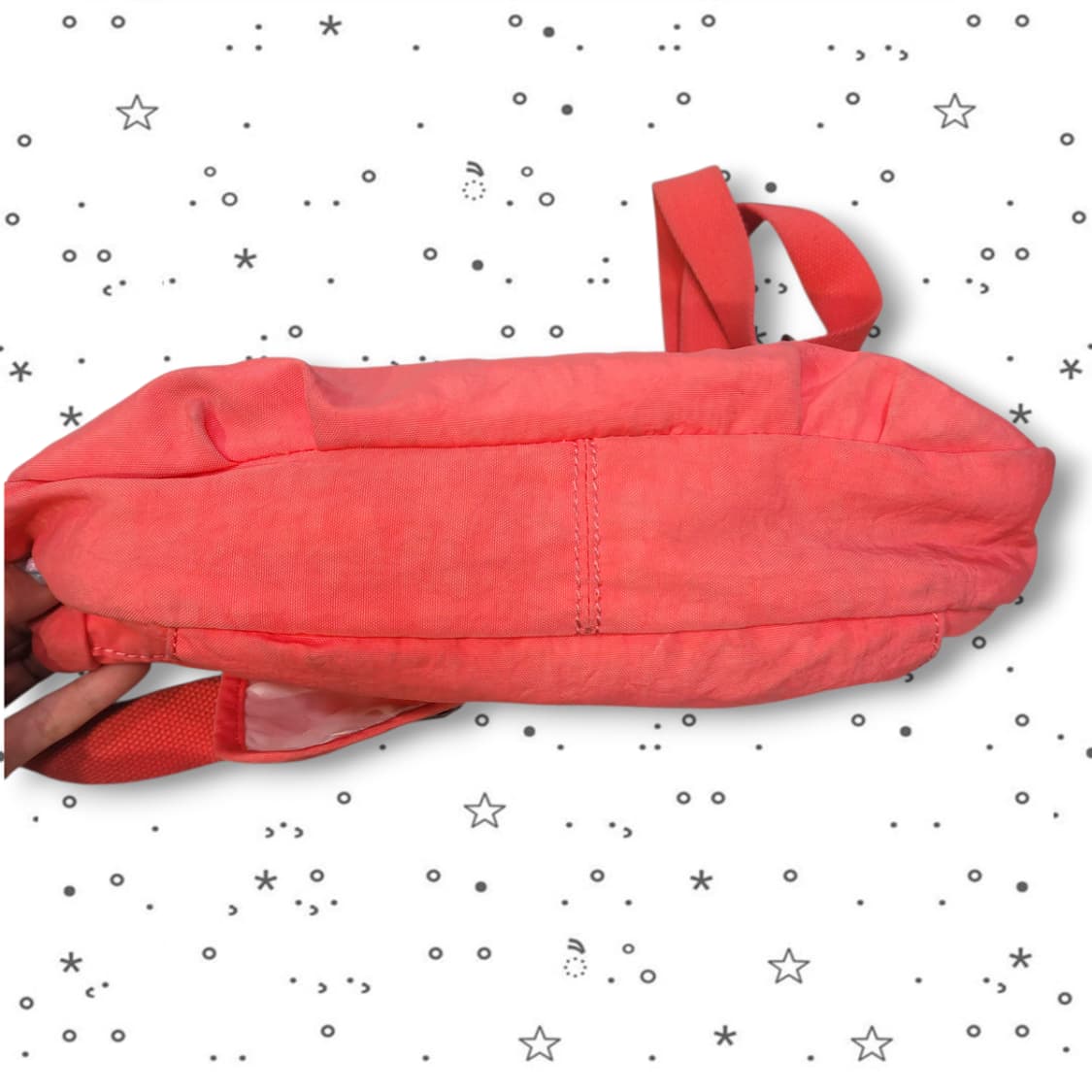 Kipling 키플링 오렌지 핑크 나일론 크로스백 상품이미지7