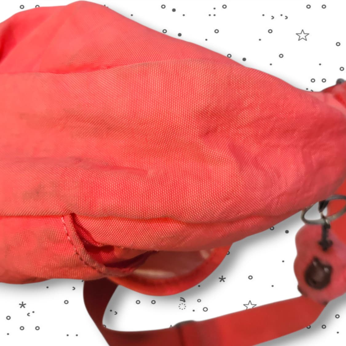 Kipling 키플링 오렌지 핑크 나일론 크로스백 상품이미지9