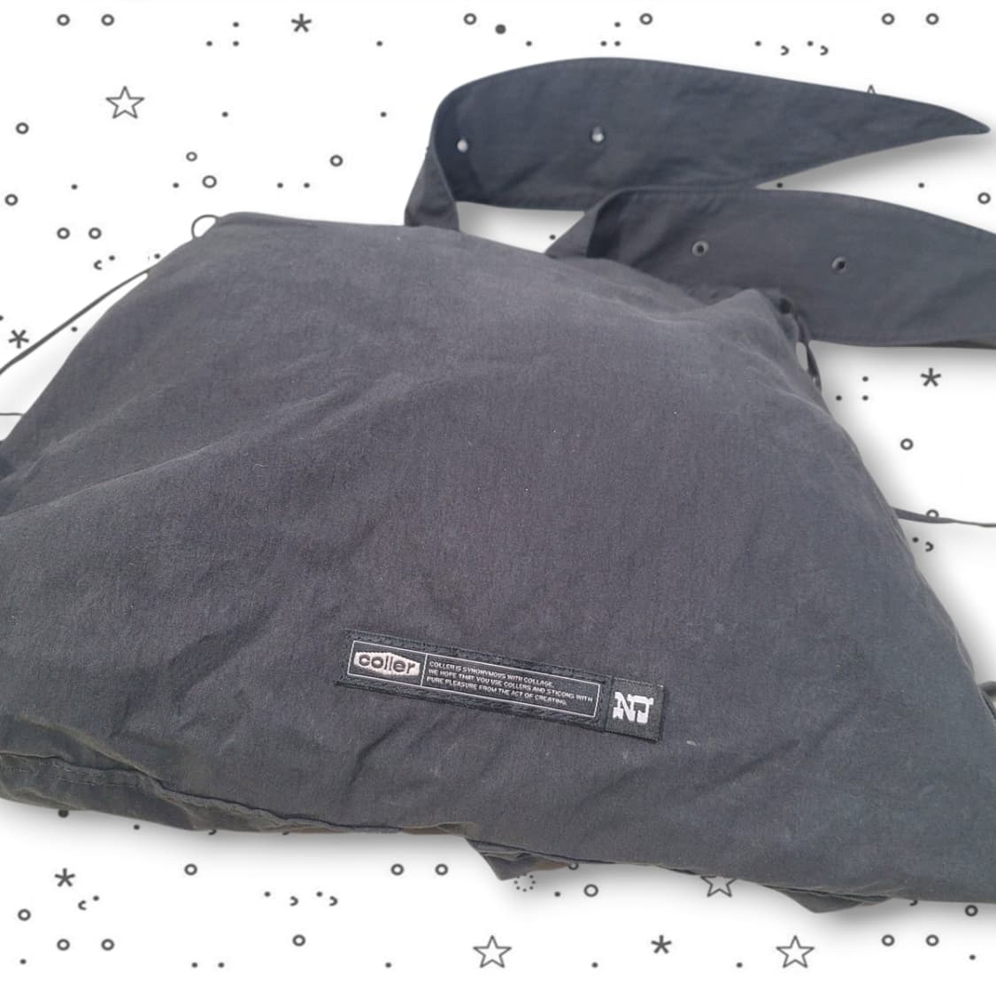 뉴진스 X 꼴레 래빗 스트링백 블랙 상품이미지5