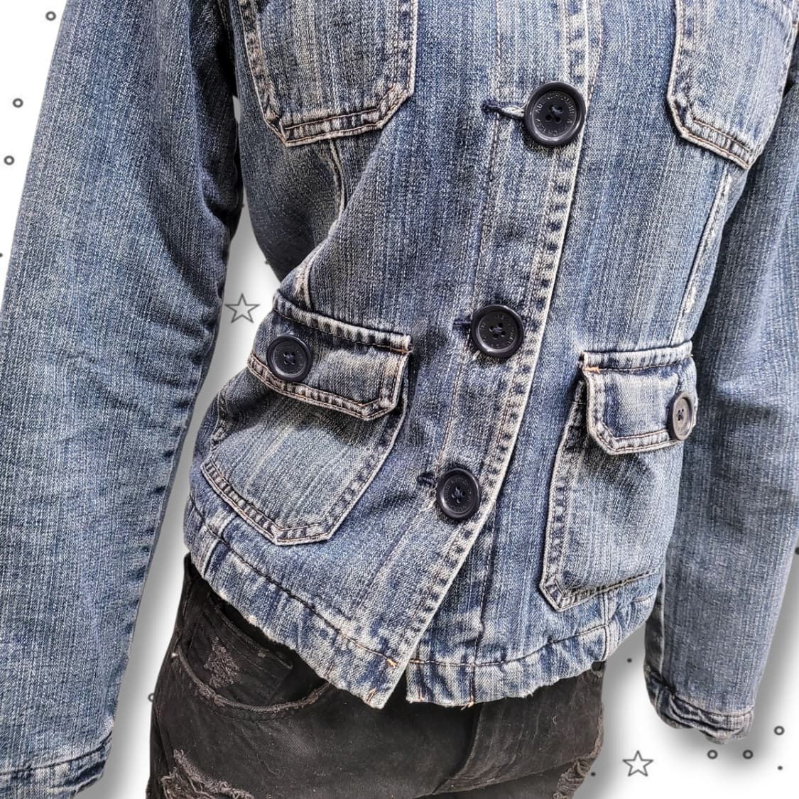 [90] 아베크롬비 양털 퍼 데님 자켓 상품이미지3