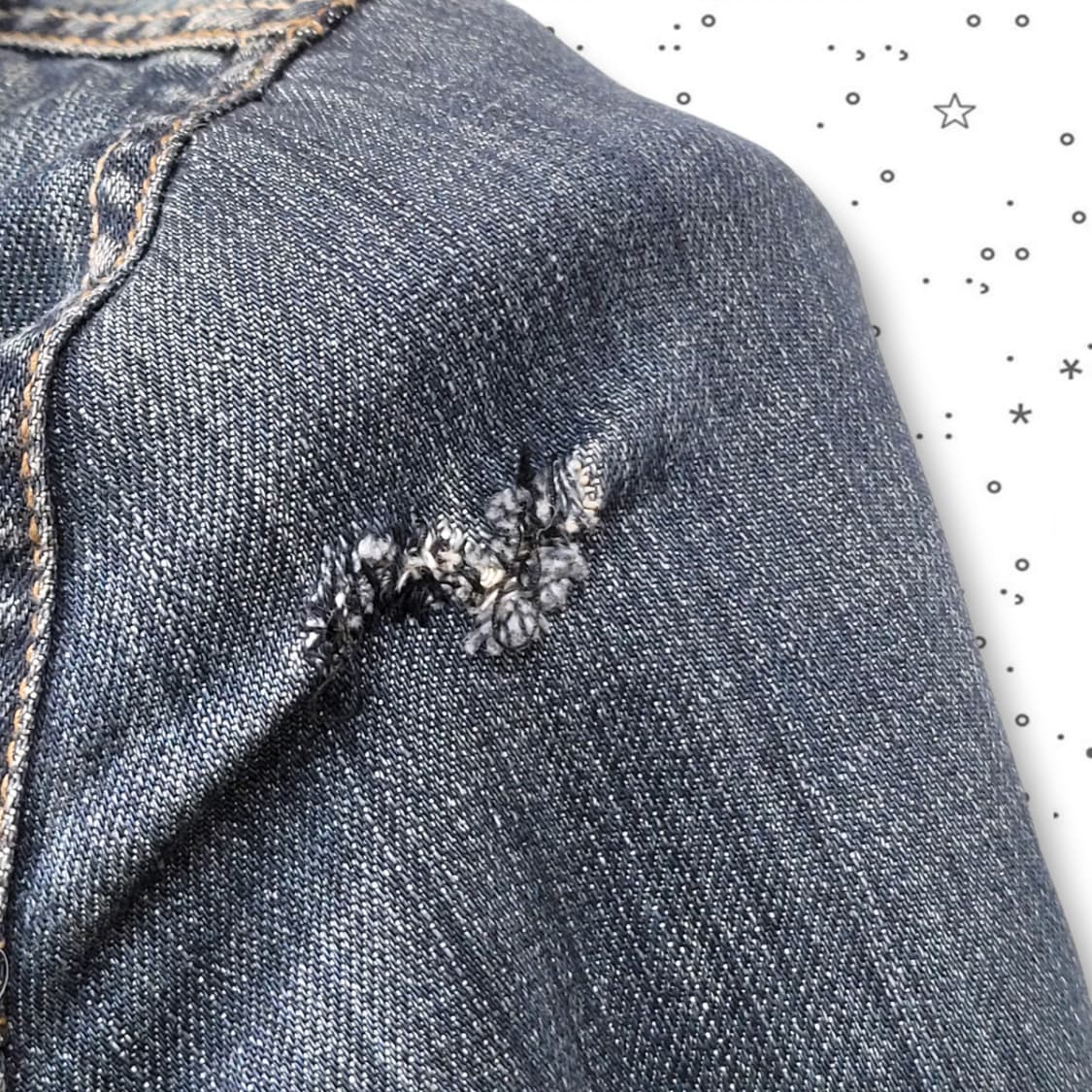 [S] SHANEJEANS 쉐인진스 양털 퍼 누빔 데님 자켓 상품이미지9