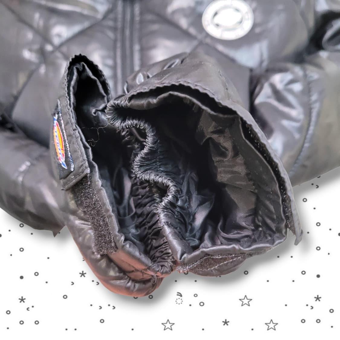 [S] Dickies 디키즈 퀼팅 퍼 후드 갸루 y2k 숏패딩 상품이미지5