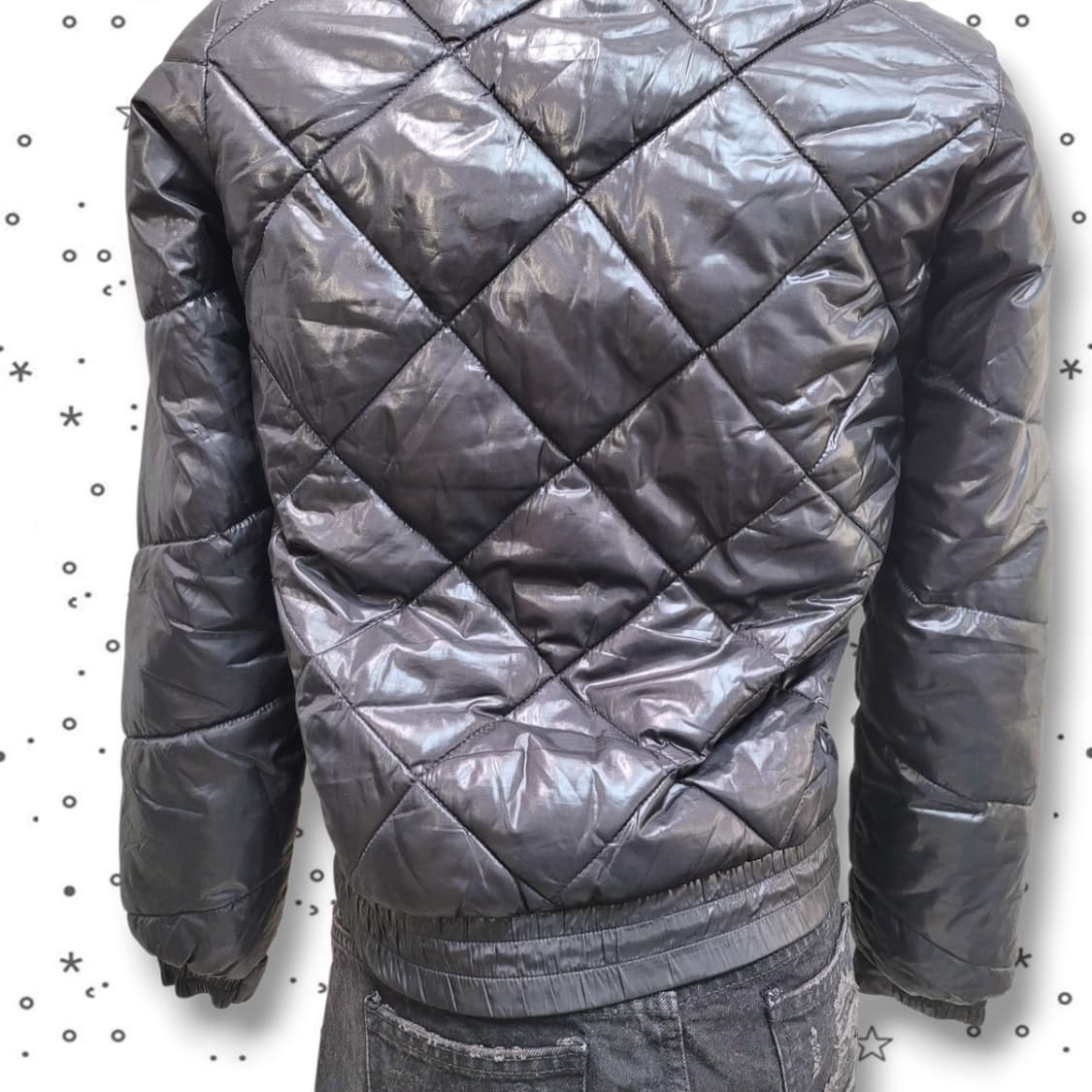 [S] Dickies 디키즈 퀼팅 퍼 후드 갸루 y2k 숏패딩 상품이미지8