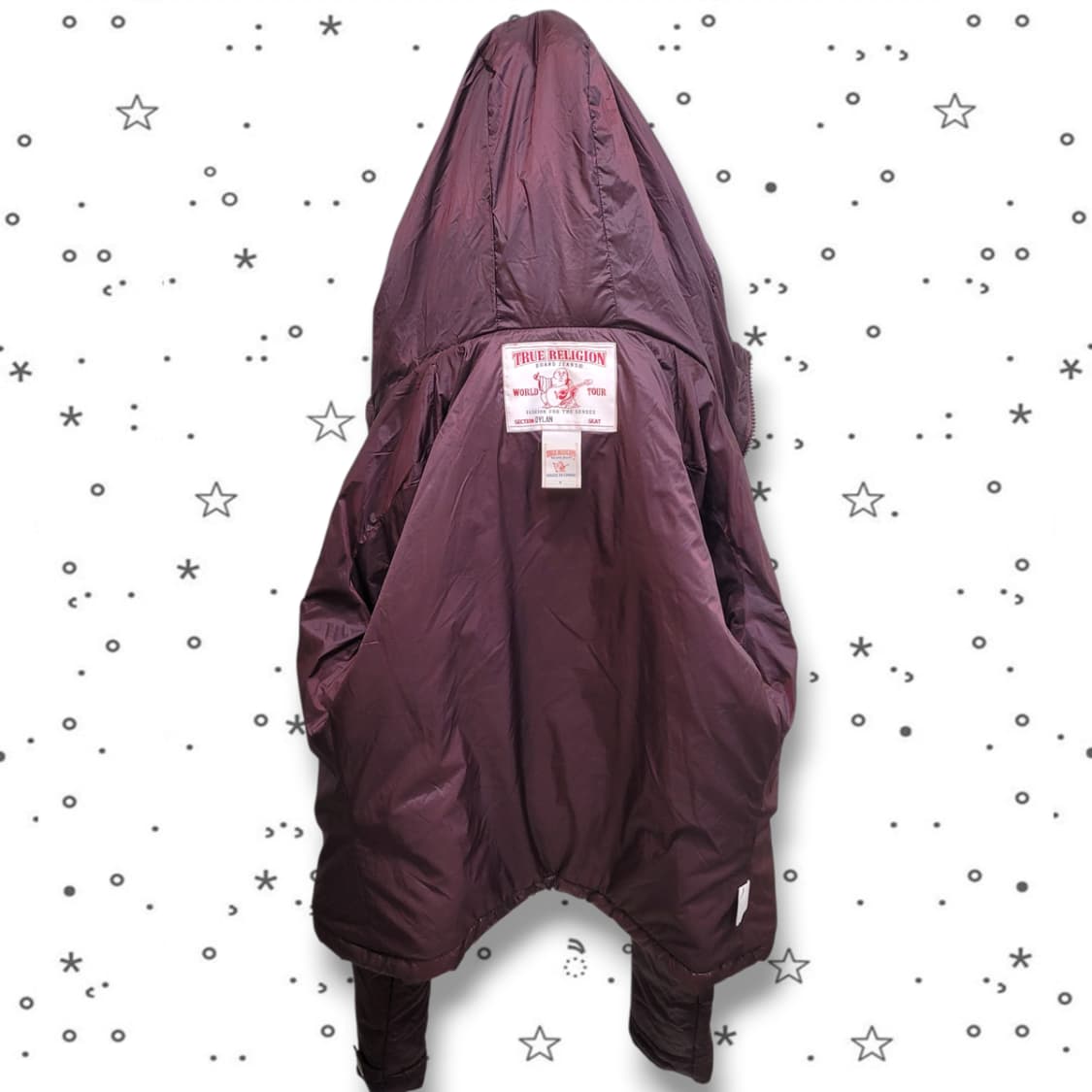 [S] 트루릴리전 슬림 집업 갸루 y2k 패딩 상품이미지10