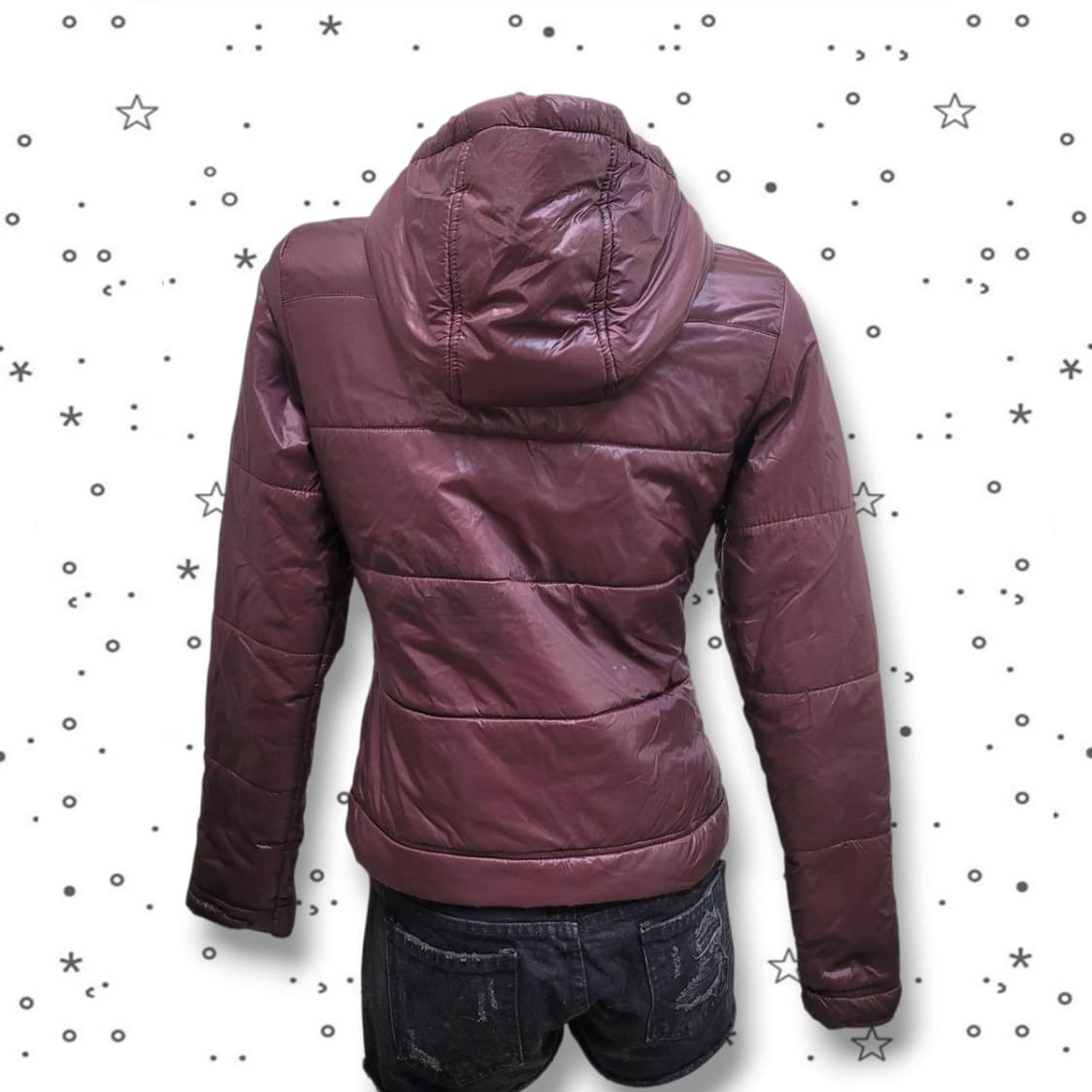 [S] 트루릴리전 슬림 집업 갸루 y2k 패딩 상품이미지6