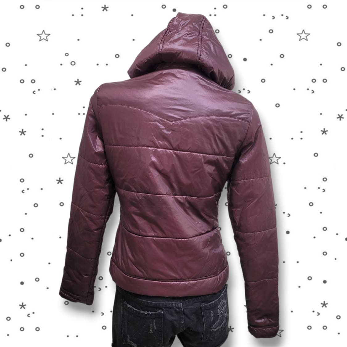 [S] 트루릴리전 슬림 집업 갸루 y2k 패딩 상품이미지7