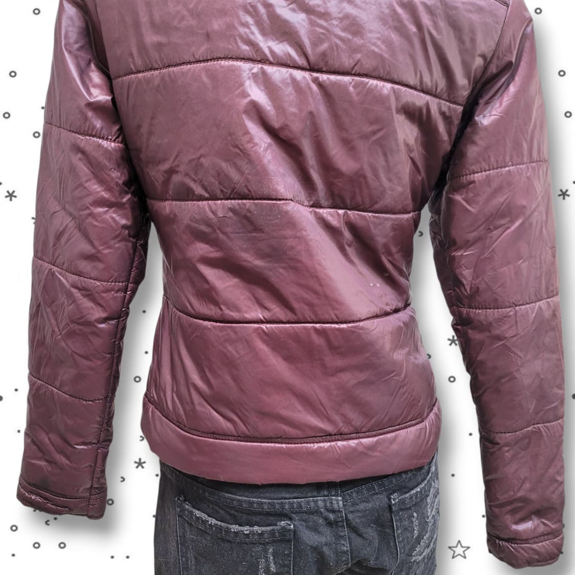 [S] 트루릴리전 슬림 집업 갸루 y2k 패딩 상품이미지9