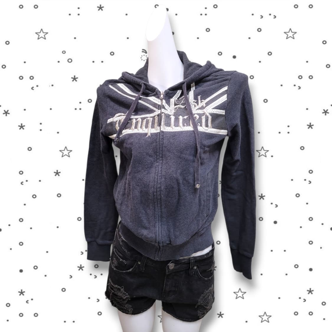 [M] ASK 에스크 레터링 후드집업 상품이미지1