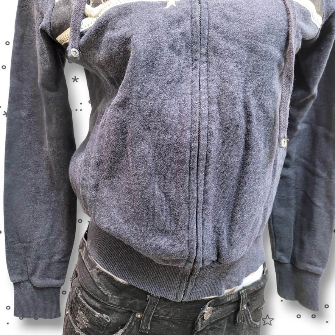 [M] ASK 에스크 레터링 후드집업 상품이미지3