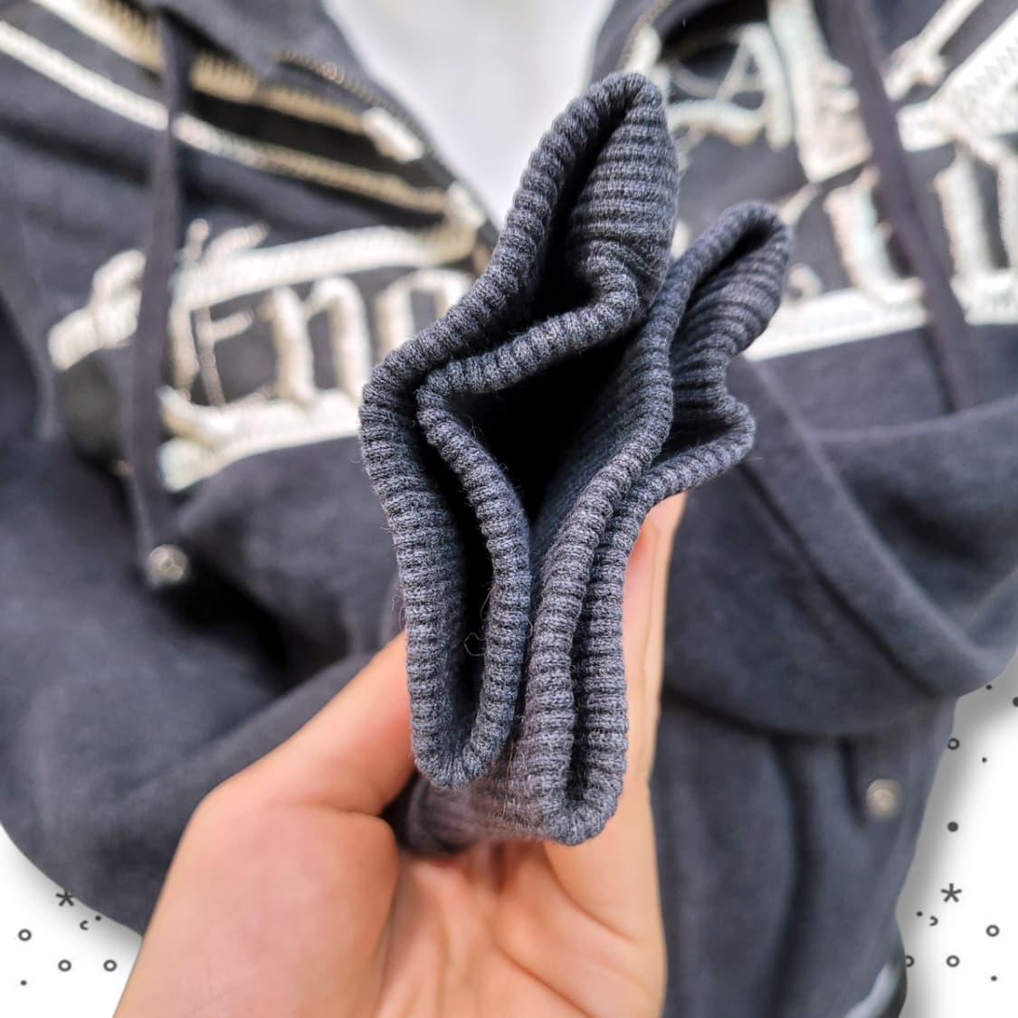 [M] ASK 에스크 레터링 후드집업 상품이미지4