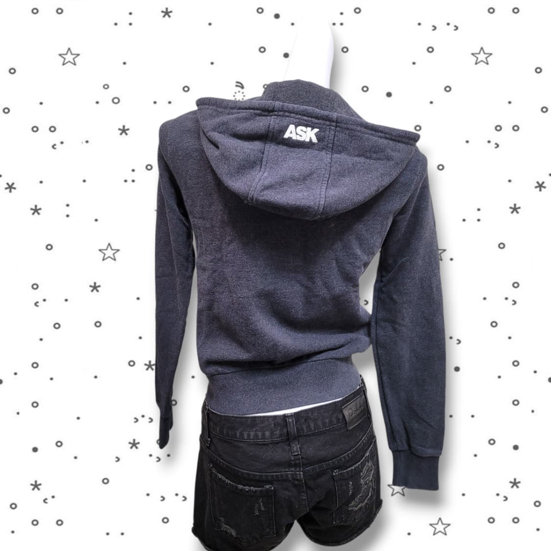 [M] ASK 에스크 레터링 후드집업 상품이미지5