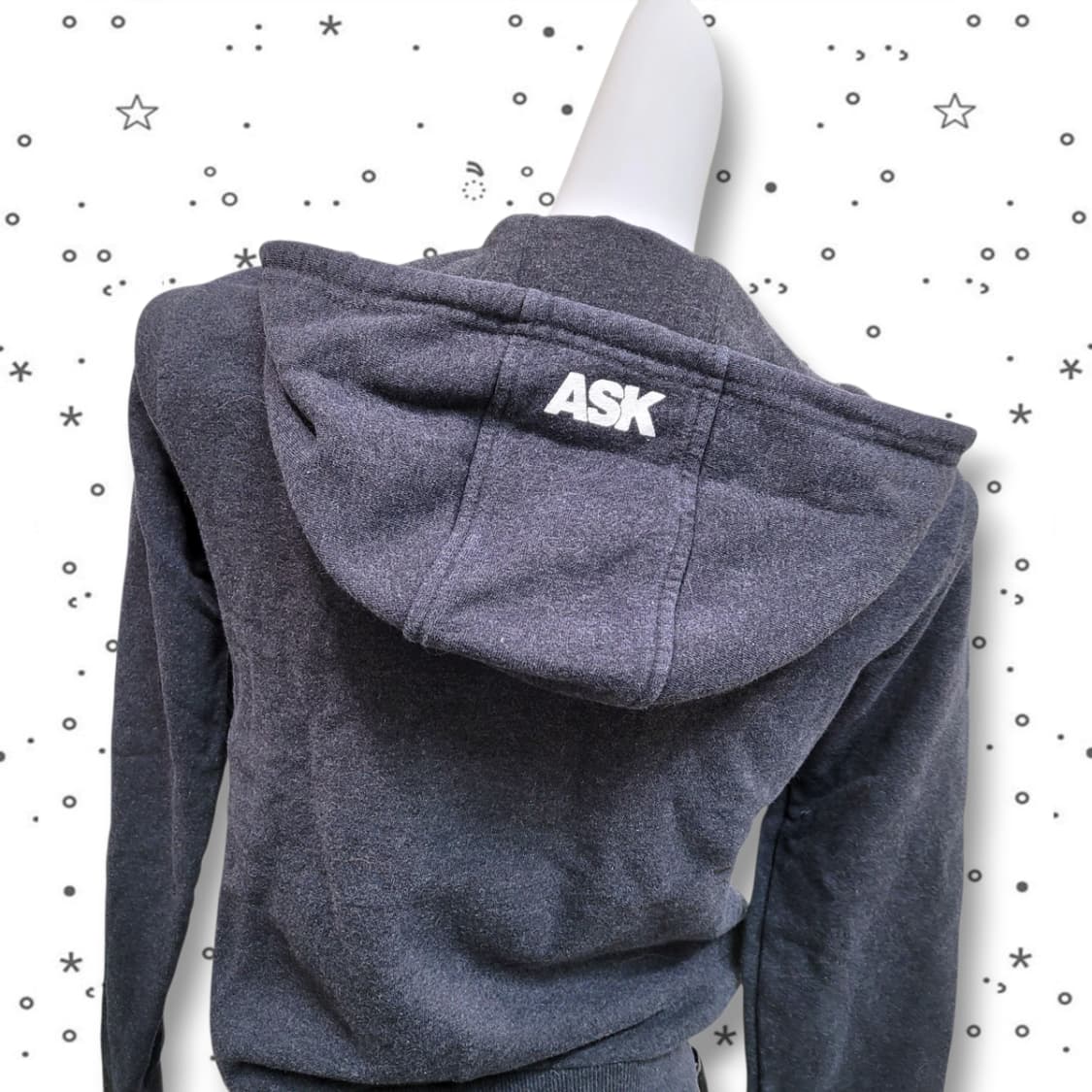 [M] ASK 에스크 레터링 후드집업 상품이미지6