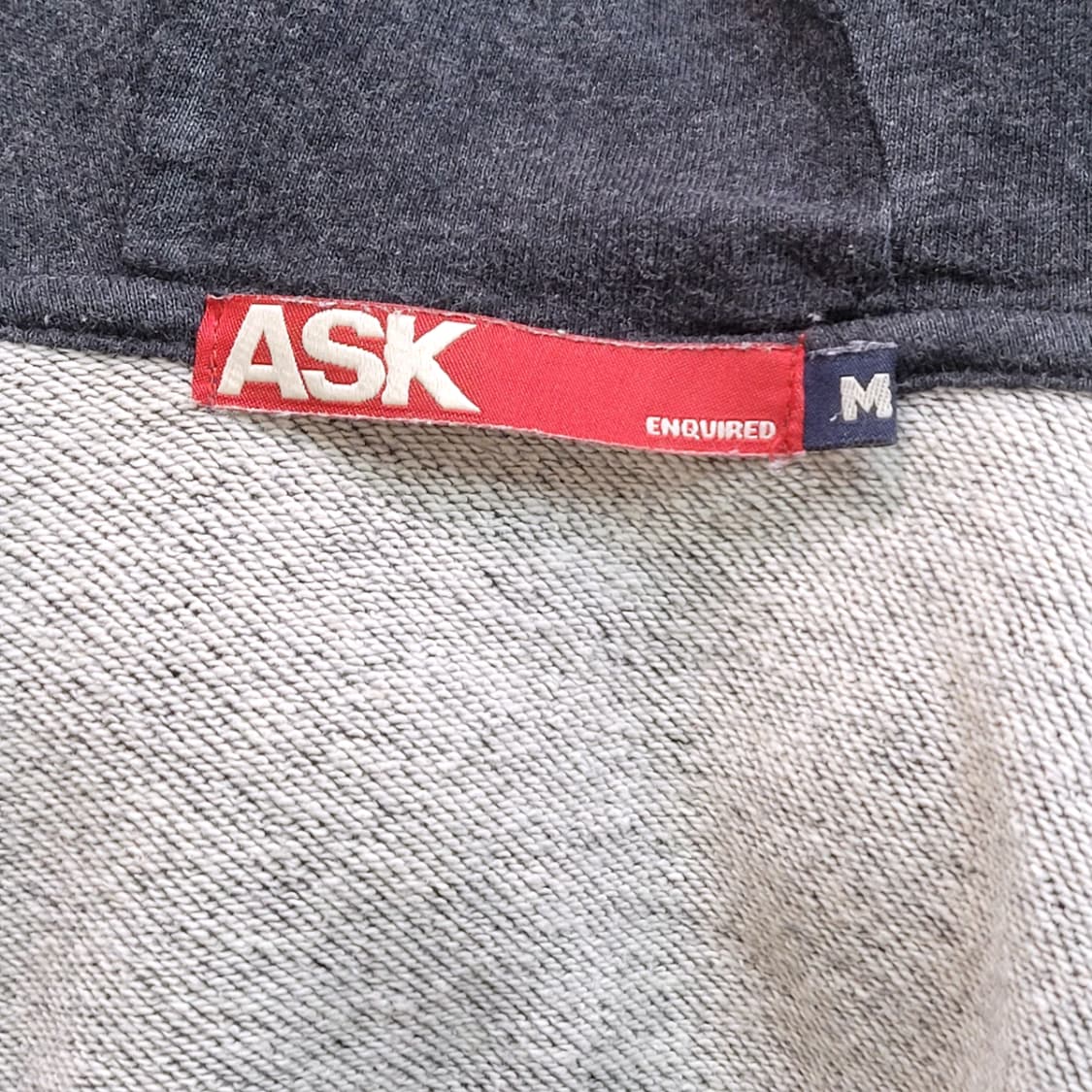 [M] ASK 에스크 레터링 후드집업 상품이미지9