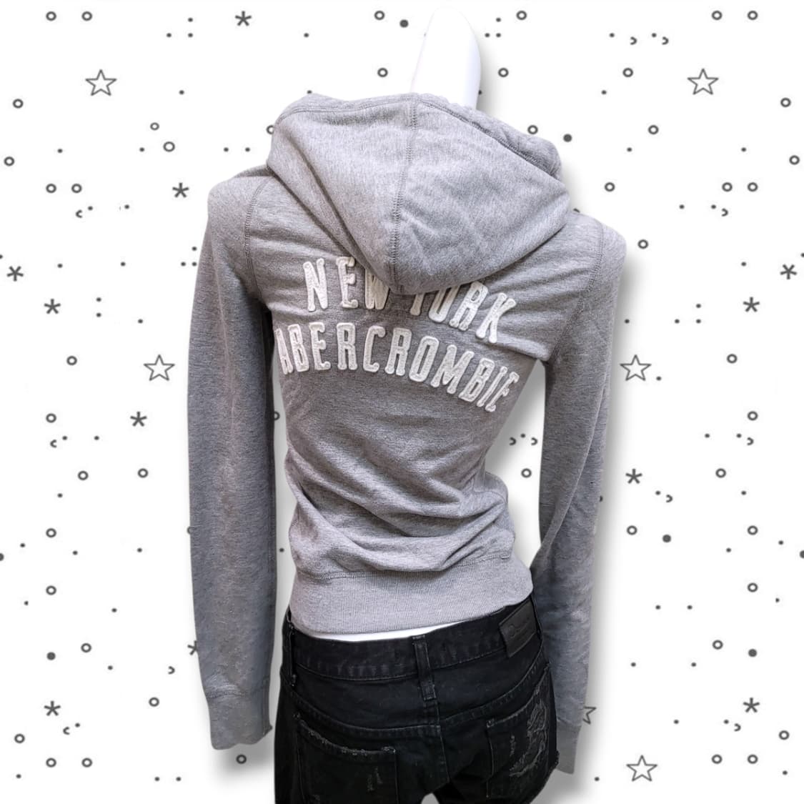 [XS] 아베크롬비 그레이 스웻 슬림 후드집업 상품이미지6