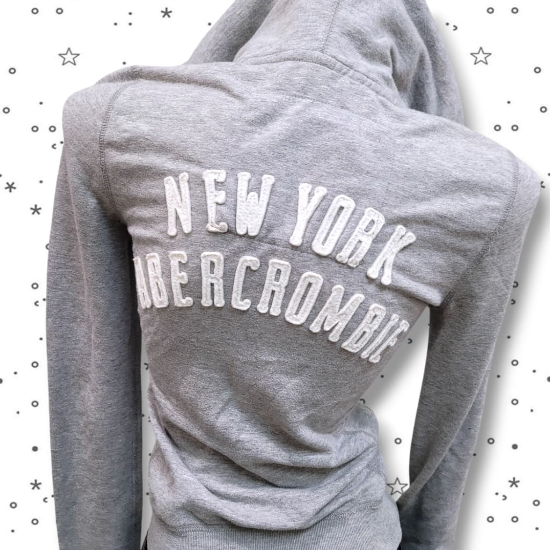 [XS] 아베크롬비 그레이 스웻 슬림 후드집업 상품이미지7