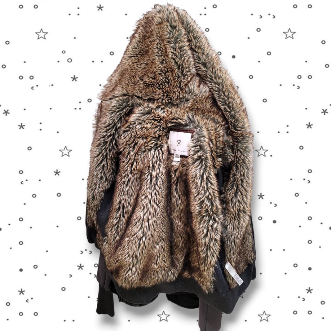 [M] 아베크롬비 00s 울프죠 그레이 퍼 후드 집업 상품이미지10