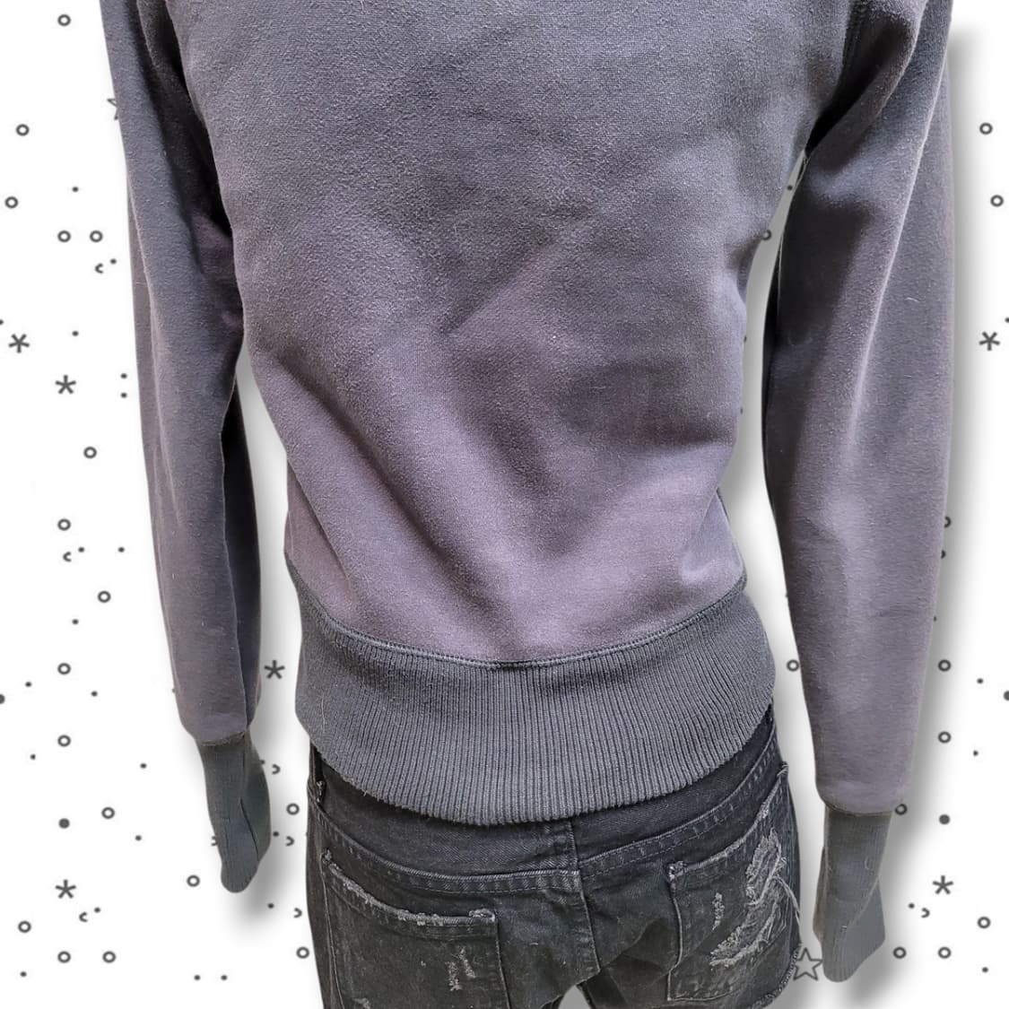 [M] 아베크롬비 00s 울프죠 그레이 퍼 후드 집업 상품이미지9