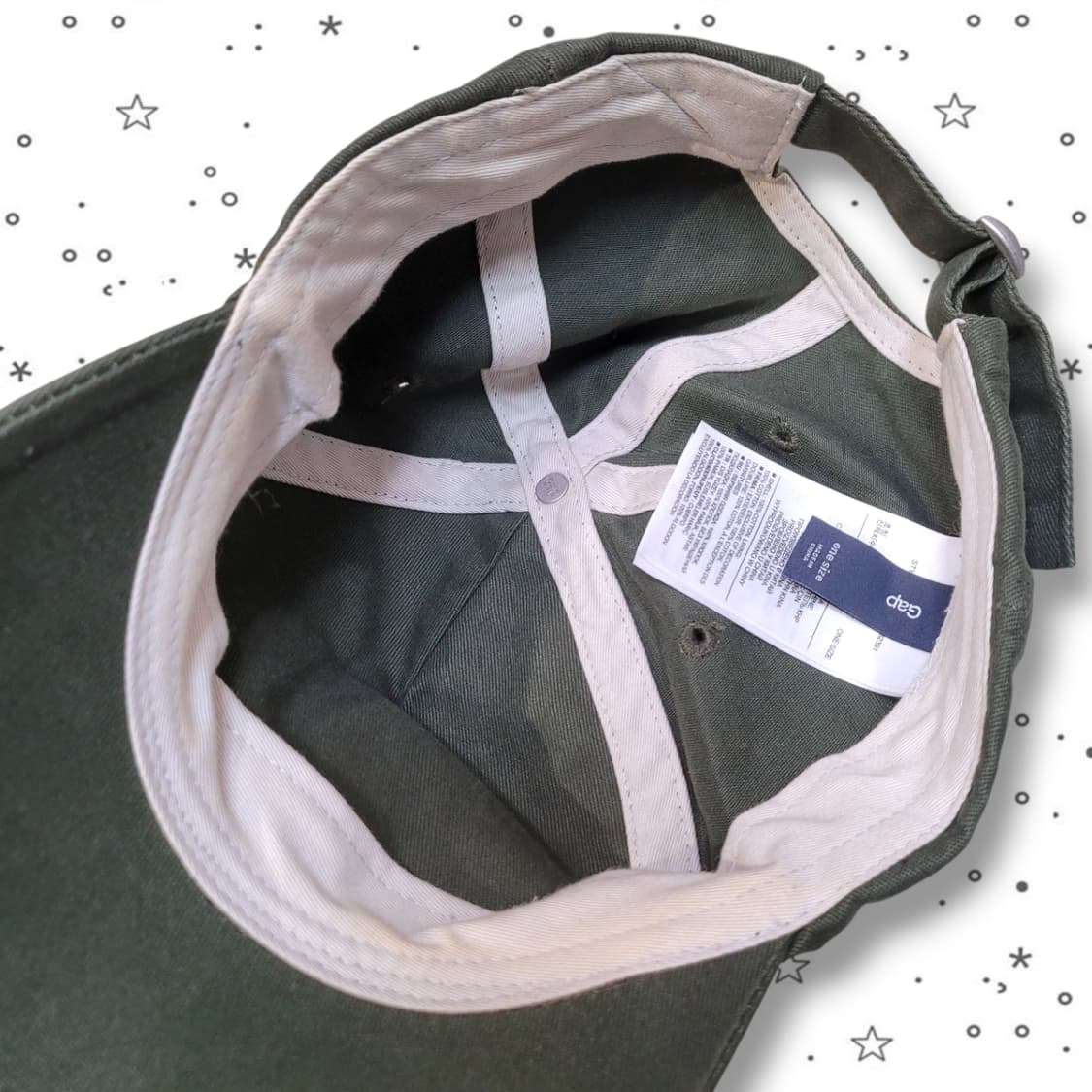 GAP 갭 샌프라시스코  빅로고 카키 볼 캡 모자 상품이미지6