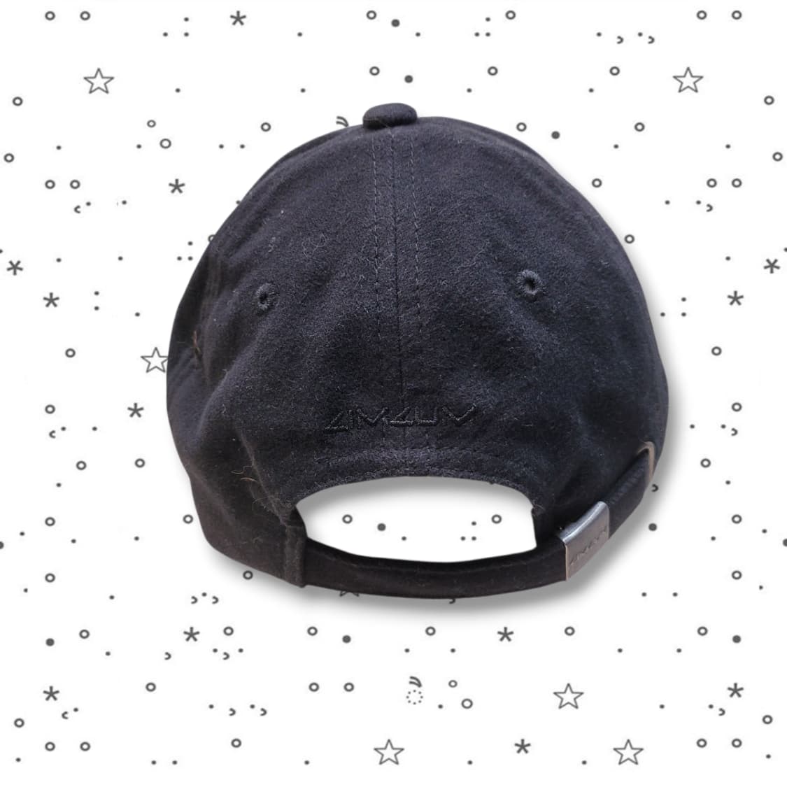 빈티지 스컬 스와로브스키 블랙 볼캡 상품이미지4