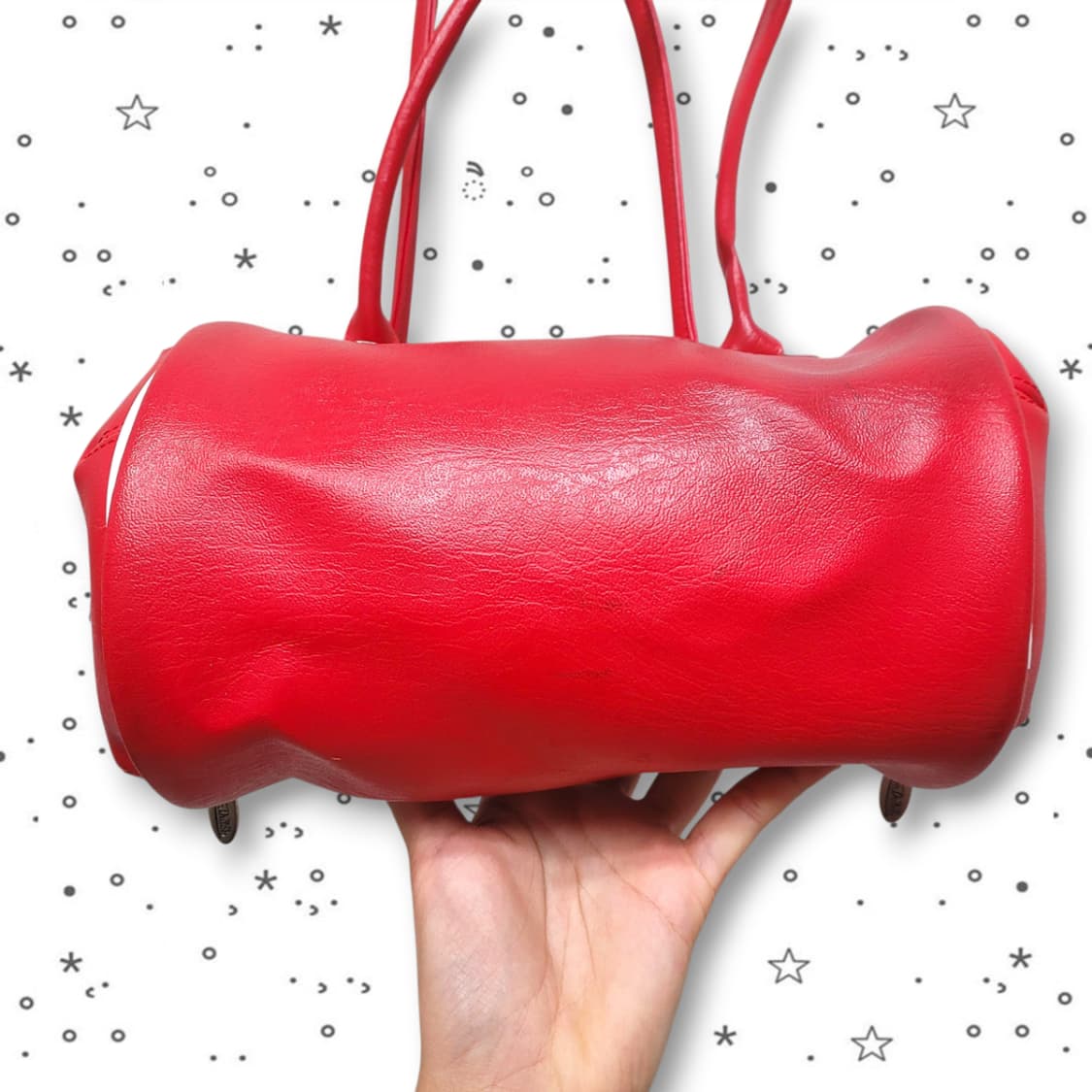 Vondutch 본더치 레드 숄더 토트백 상품이미지5