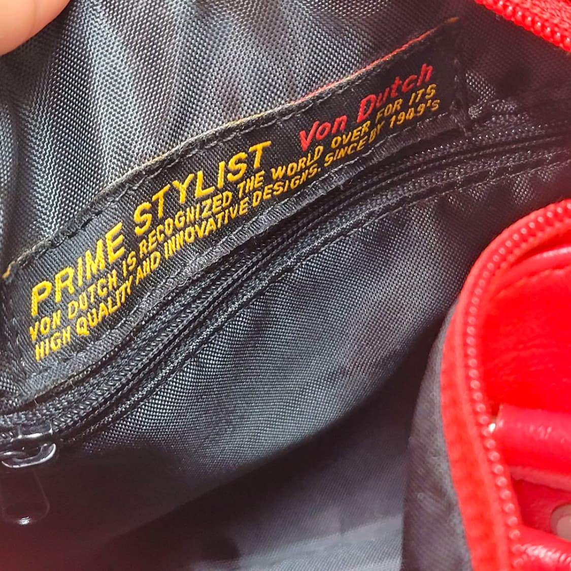 Vondutch 본더치 레드 숄더 토트백 상품이미지9