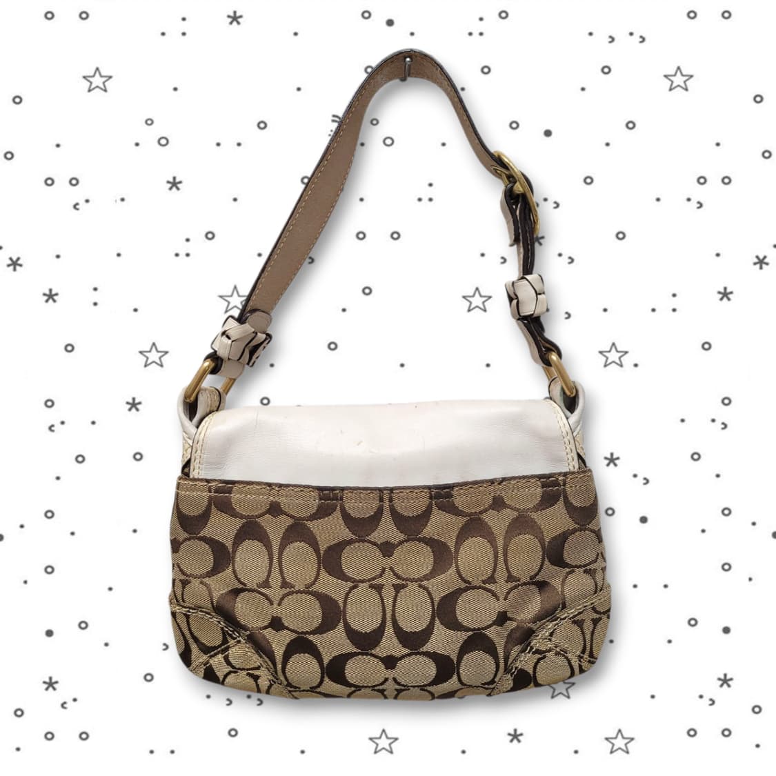 COACH 코치 시그니처 자카드 소호 플랩 숄더백 상품이미지2