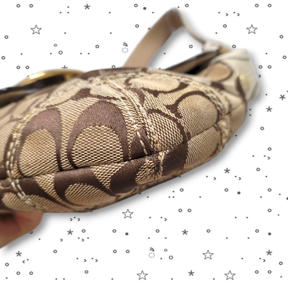 COACH 코치 시그니처 자카드 소호 플랩 숄더백 상품이미지7