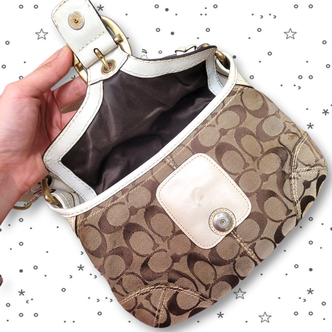 COACH 코치 시그니처 자카드 소호 플랩 숄더백 상품이미지9