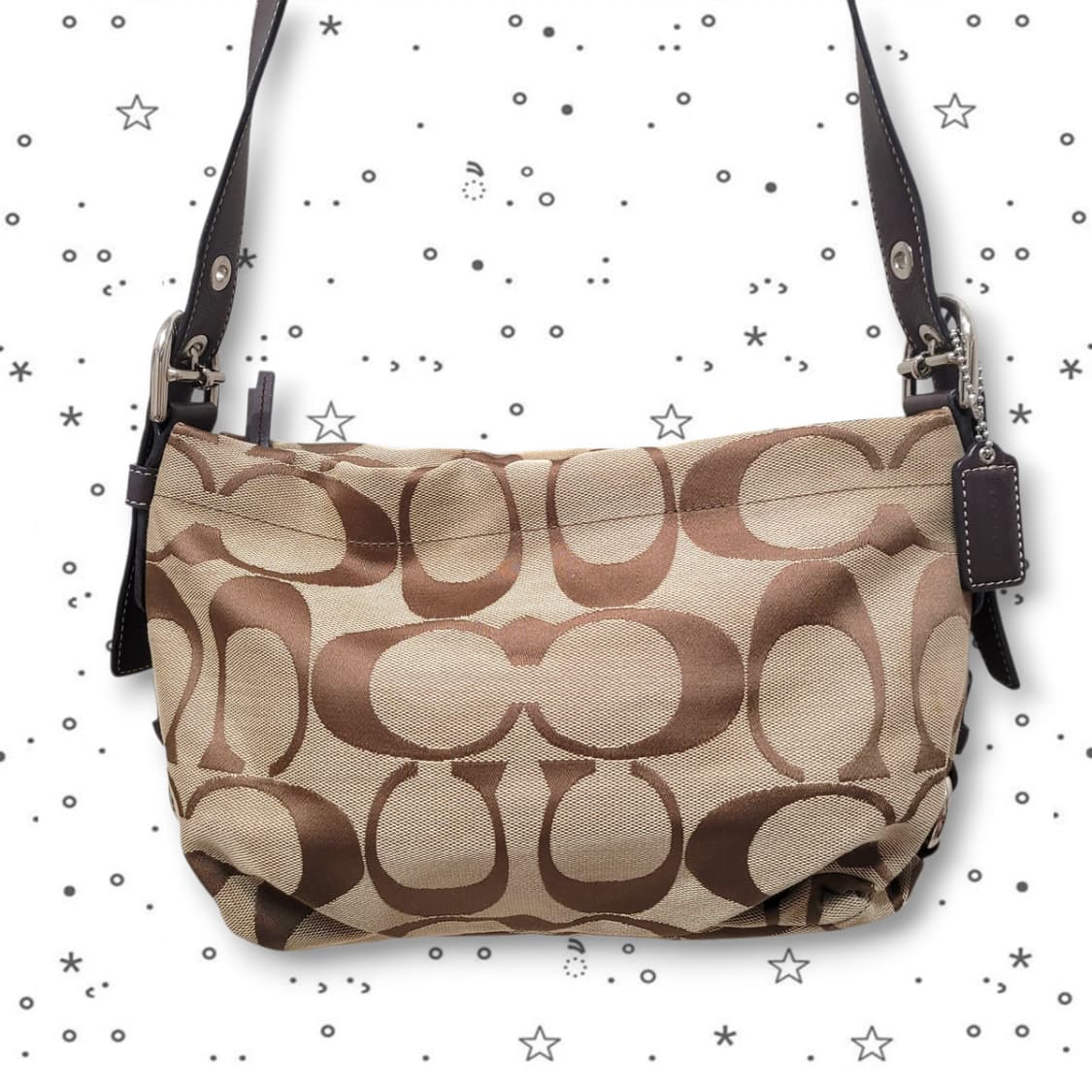 COACH 코치 자카드 숄더 크로스백 상품이미지2