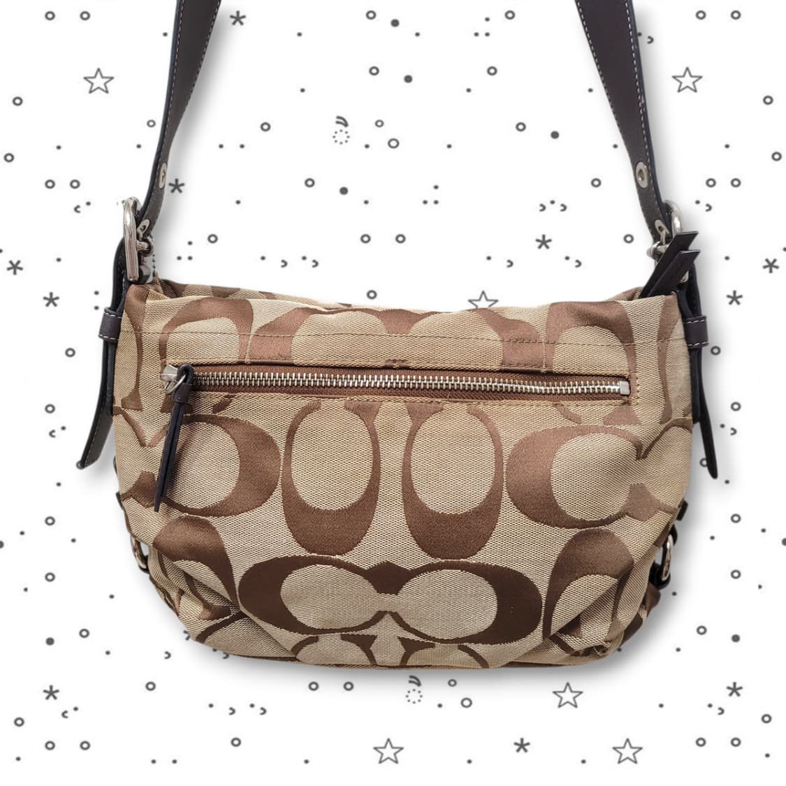 COACH 코치 자카드 숄더 크로스백 상품이미지3