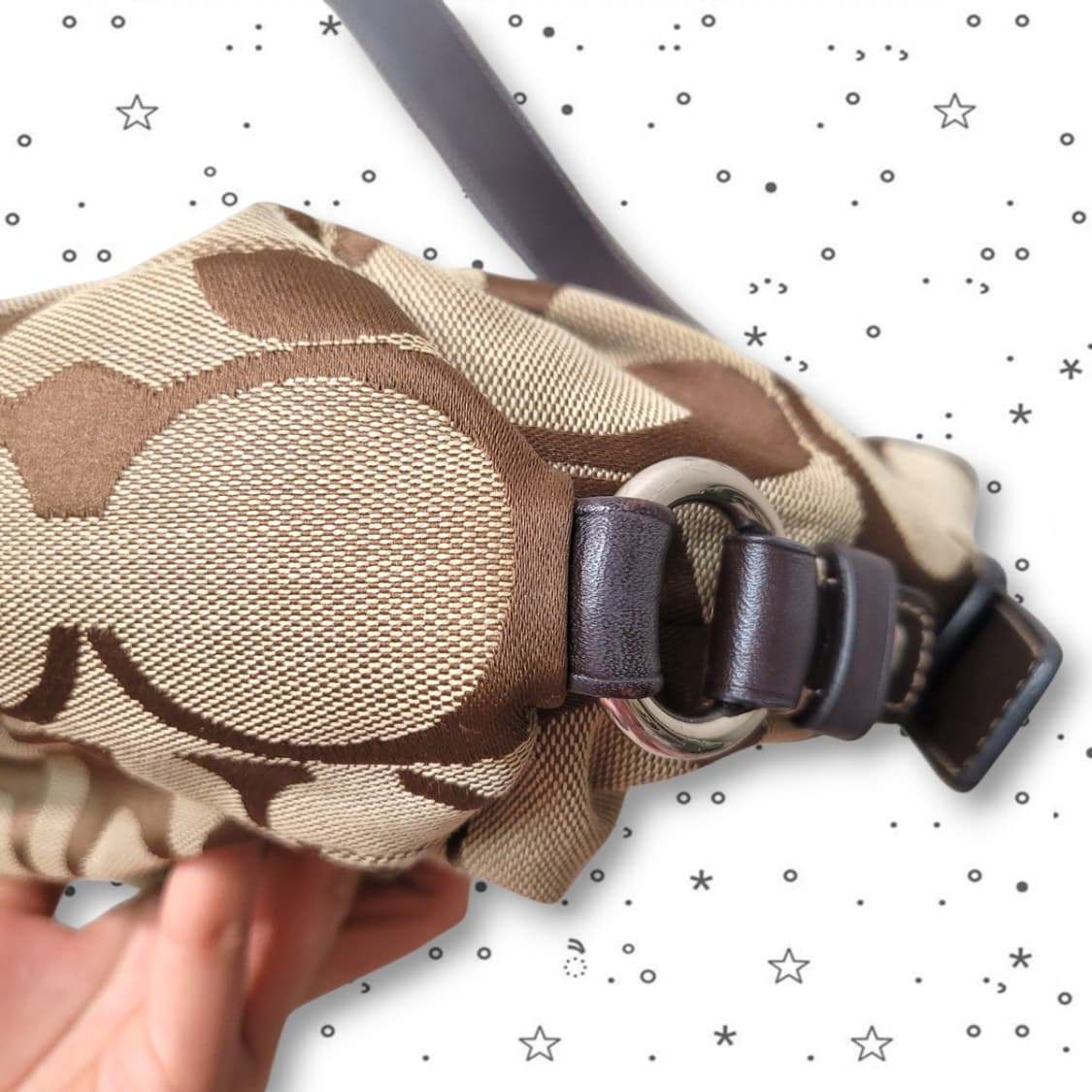 COACH 코치 자카드 숄더 크로스백 상품이미지8