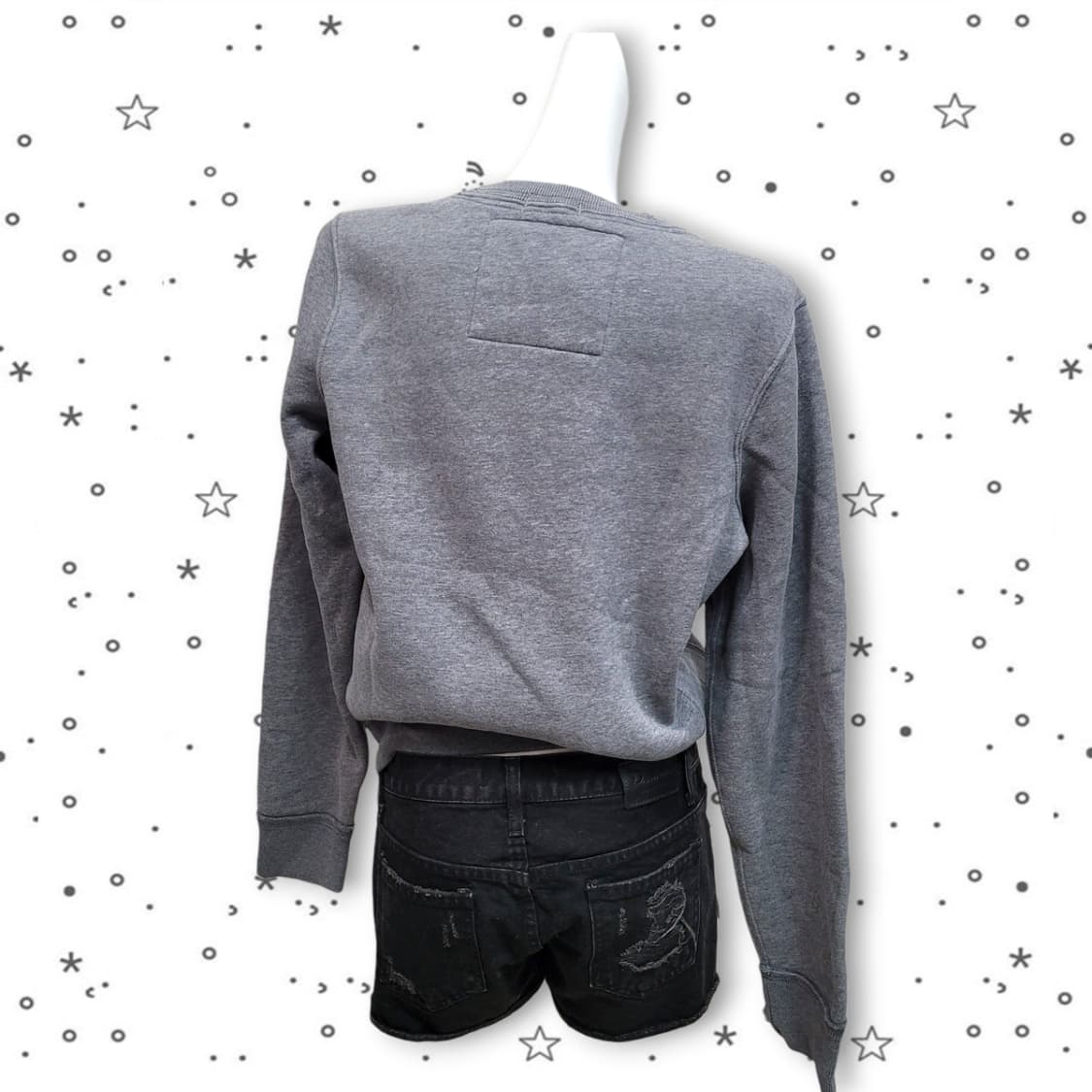 [L] 아베크롬비 스펠아웃 슬림 기모 맨투맨 상품이미지5