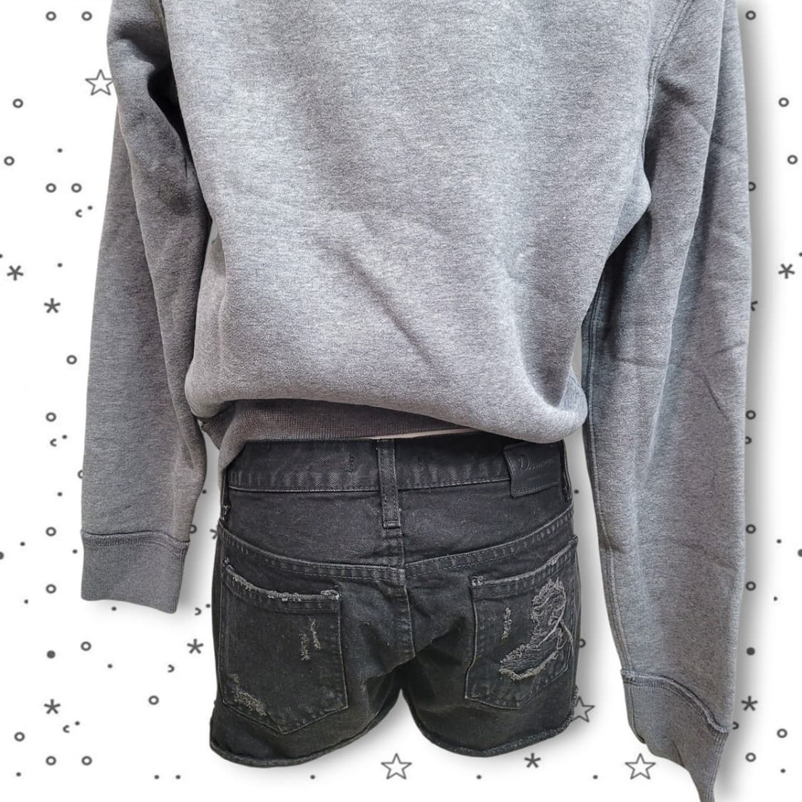 [L] 아베크롬비 스펠아웃 슬림 기모 맨투맨 상품이미지7