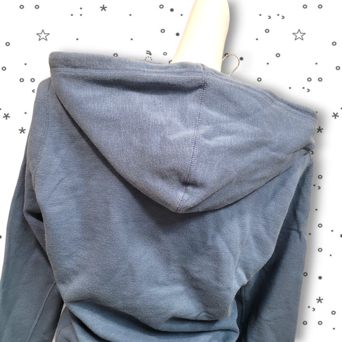 [XS] 아베크롬비 블루 스펠아웃 후드 집업 상품이미지6