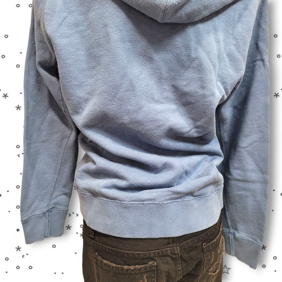 [XS] 아베크롬비 블루 스펠아웃 후드 집업 상품이미지7