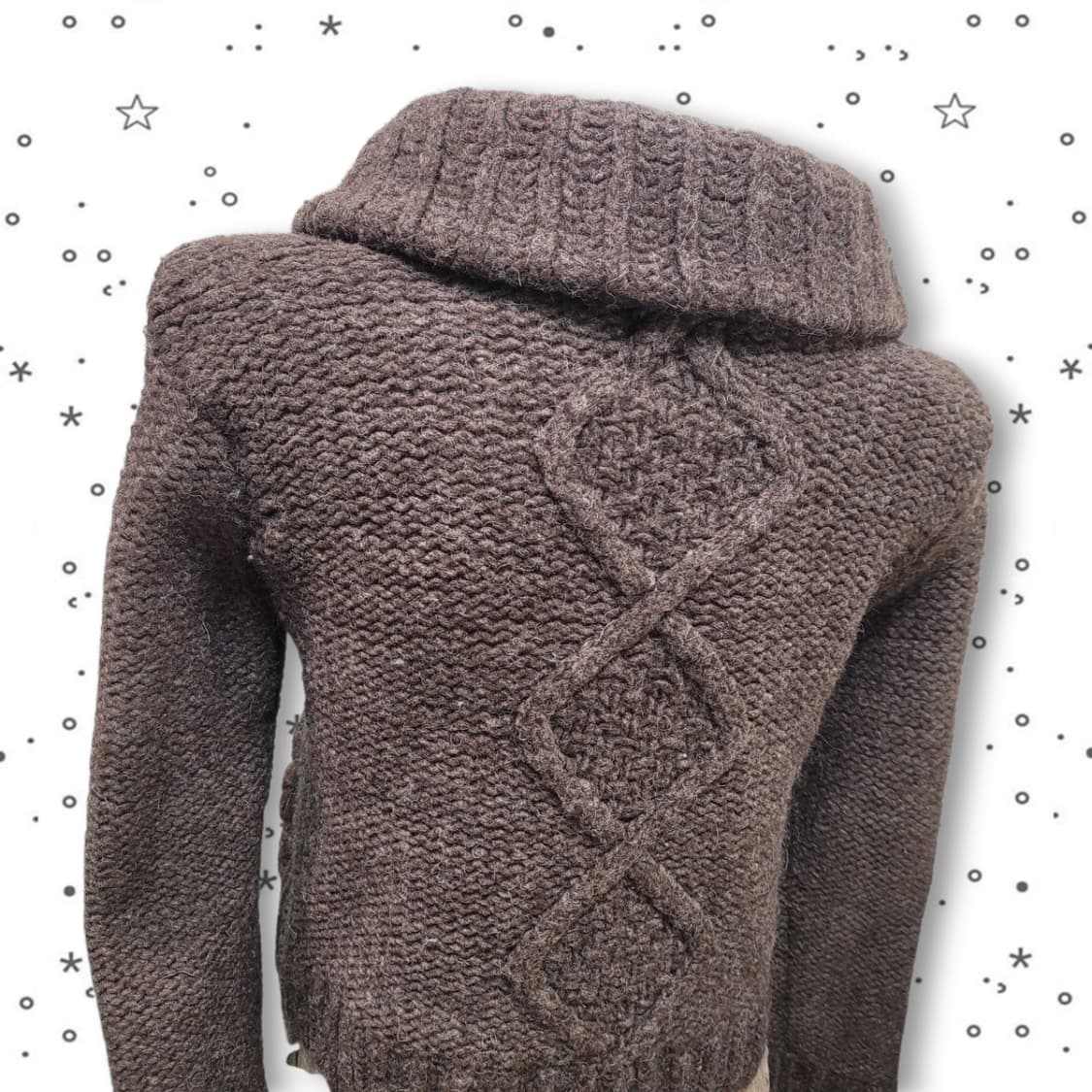 Ray BEAMS 레이빔즈 숄카라 울 니트 모리걸 가디건 상품이미지6