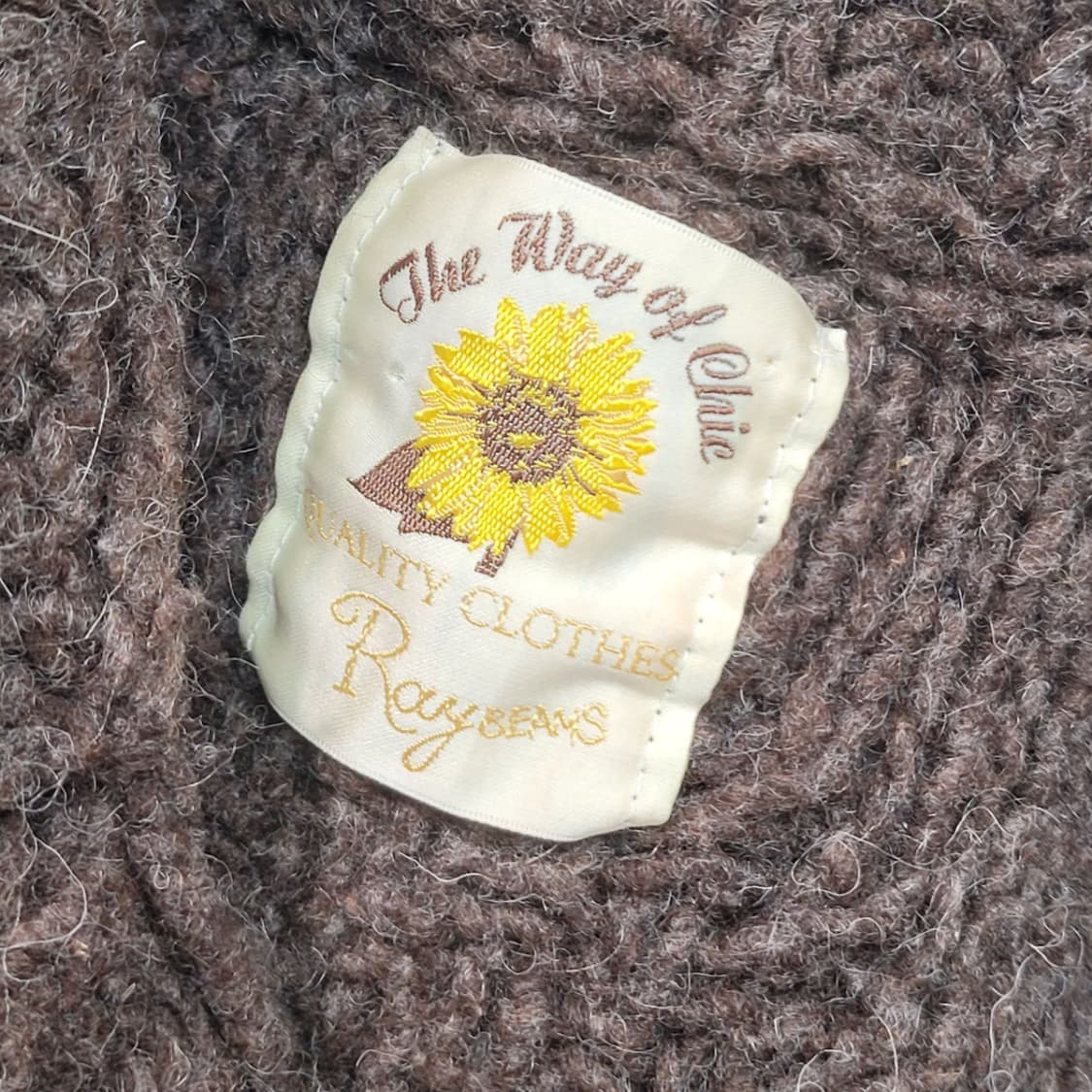 Ray BEAMS 레이빔즈 숄카라 울 니트 모리걸 가디건 상품이미지8