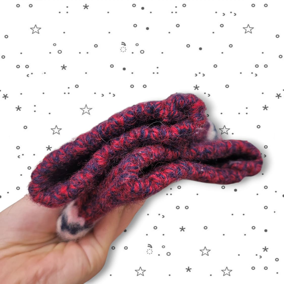 핸드메이드 노르딕 패턴 후드 모리걸 니트 가디건 상품이미지5