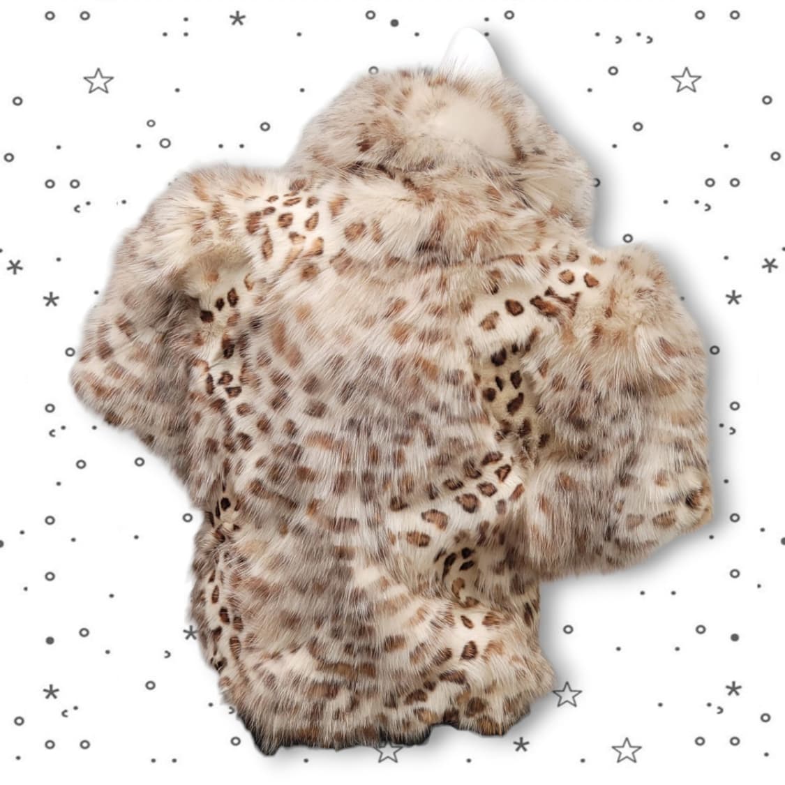 Danu 천연 모피 여우털 호피 갸루 퍼 코트 상품이미지5
