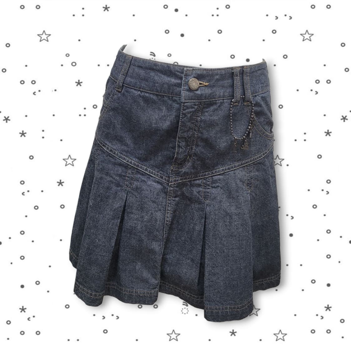 [28] JACK&JILL 잭앤질 데님 플리츠 스커트 상품이미지1