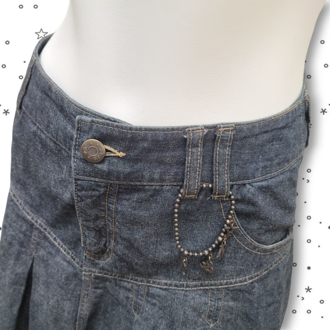 [28] JACK&JILL 잭앤질 데님 플리츠 스커트 상품이미지2