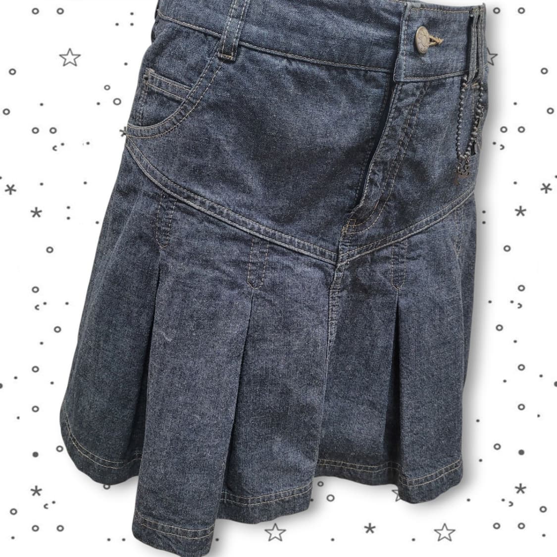 [28] JACK&JILL 잭앤질 데님 플리츠 스커트 상품이미지3