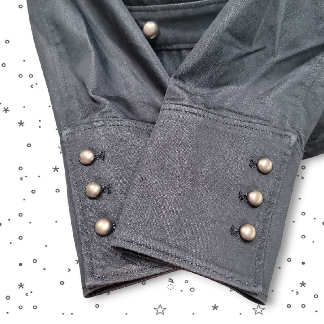 [M] COMME CA IS A JPN 긱시크 투버튼 블랙 자켓 상품이미지4