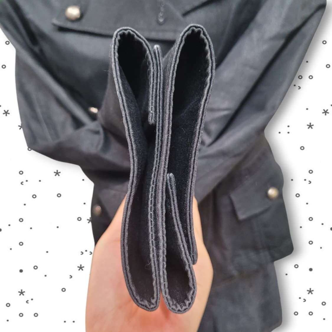 [M] COMME CA IS A JPN 긱시크 투버튼 블랙 자켓 상품이미지5