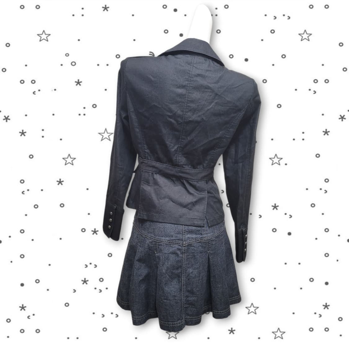 [M] COMME CA IS A JPN 긱시크 투버튼 블랙 자켓 상품이미지6