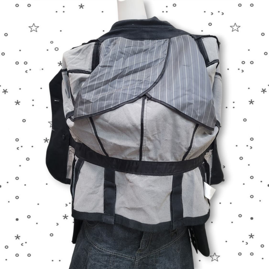 [M] COMME CA IS A JPN 긱시크 투버튼 블랙 자켓 상품이미지9